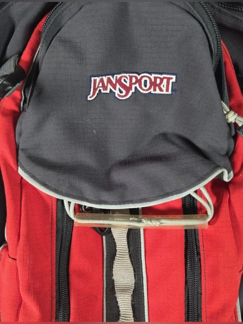 JanSport Polaris 33 Backpack Red Black Hiking Camping Outdoor Discontinued